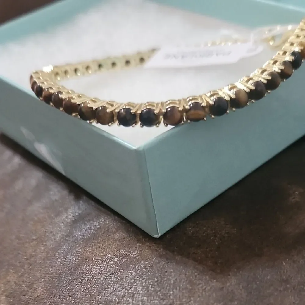 Park Lane Tigers Eye Mini Impression Bracelet